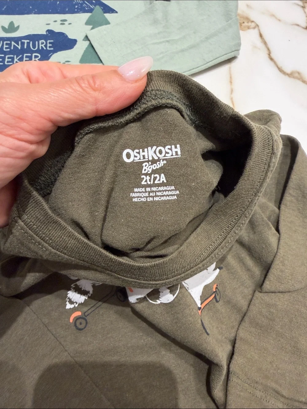 Oshkosh Adventure Seeker & Scooter Pup Long-Sleeve Kids Shirts 2T